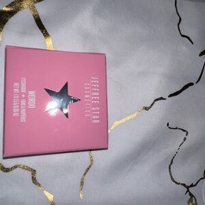 Jeffree Star black Makeup eyeshadow Palette with Silver Star